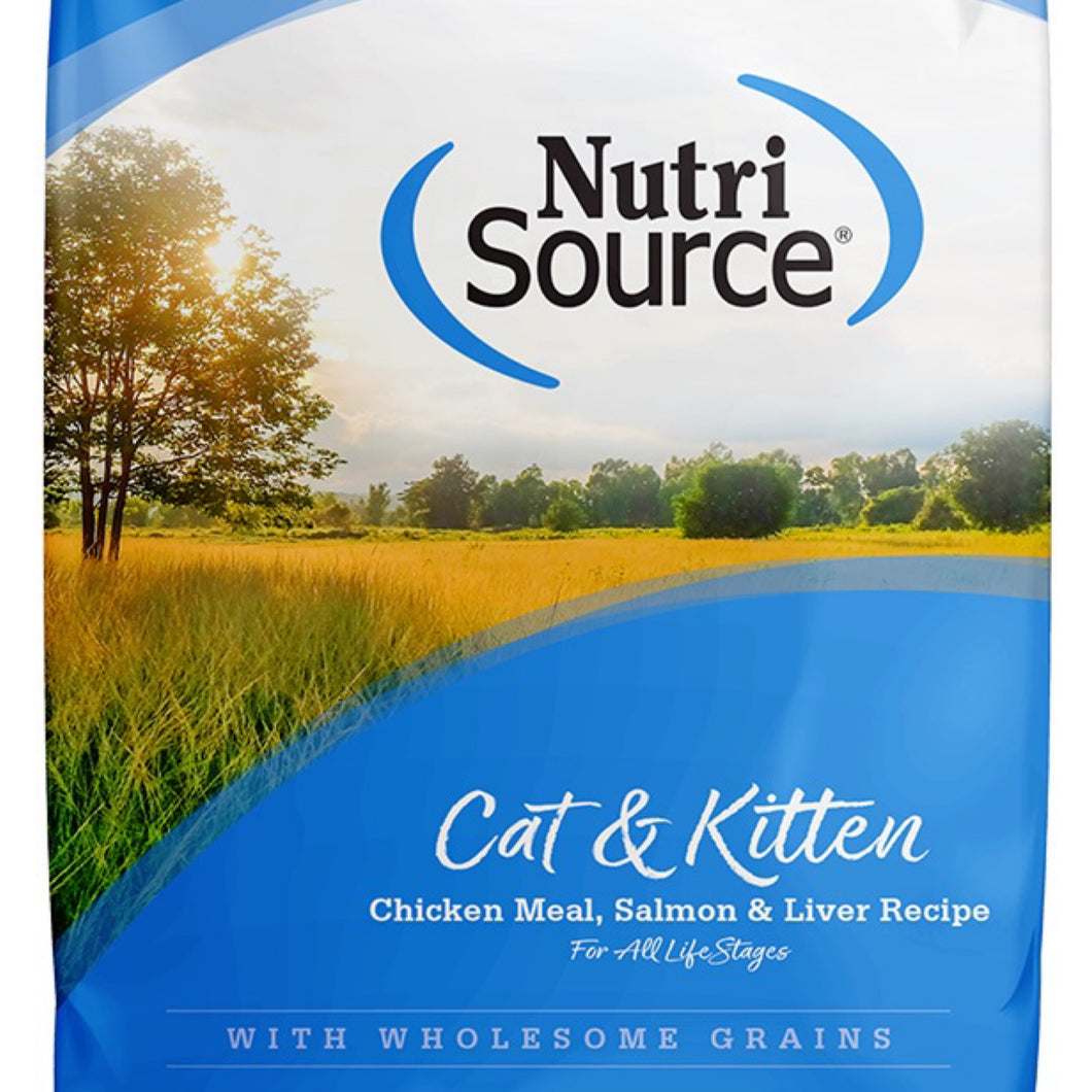 NutriSource Cat & Kitten Chicken Meal, Salmon & Liver Recipe