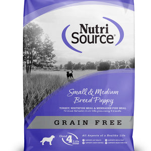 NutriSource Small & Medium Breed Puppy Grain Free Dog Food